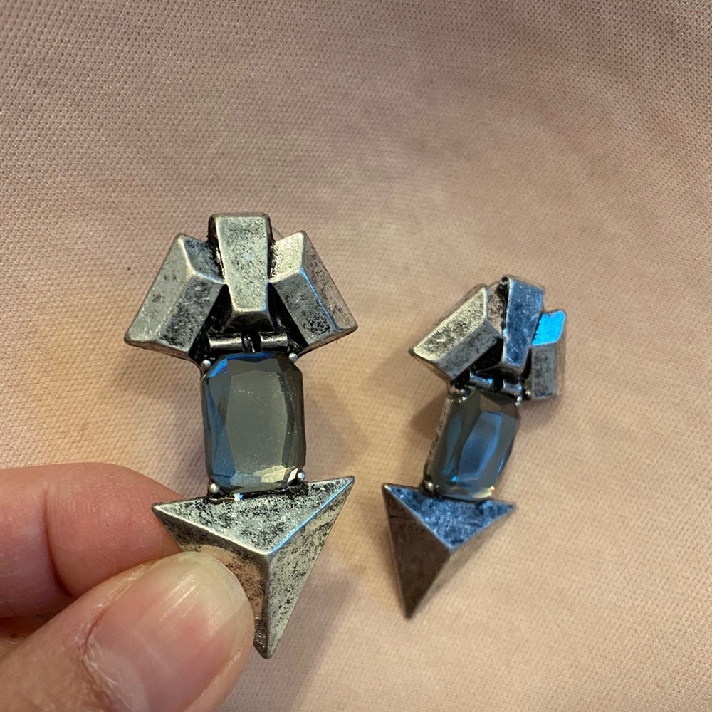 Retro Geometric Earrings